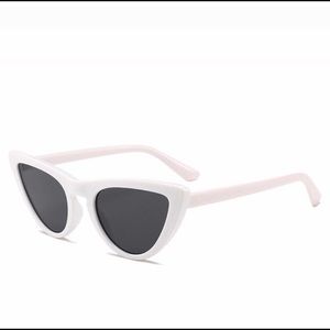 Atelier Sona White Cat Eye Sunglasses